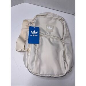 Adidas Utility 4 Sling Bag adjustable crossbody‎ strap up Wonder White